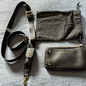 Black Bandolier Crossbody Phone Case